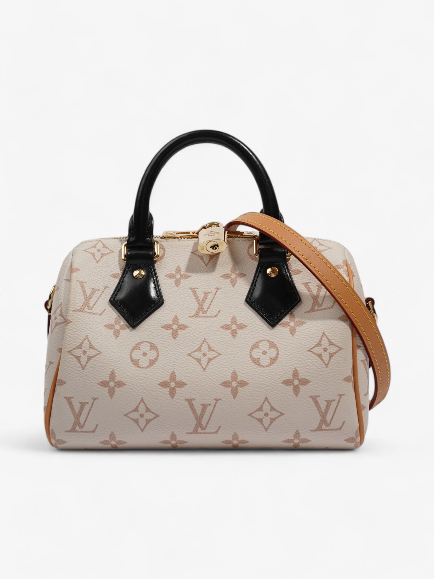 Louis Vuitton Speedy Bandouli猫re Monogram Dune / Black Coated Canvas 20