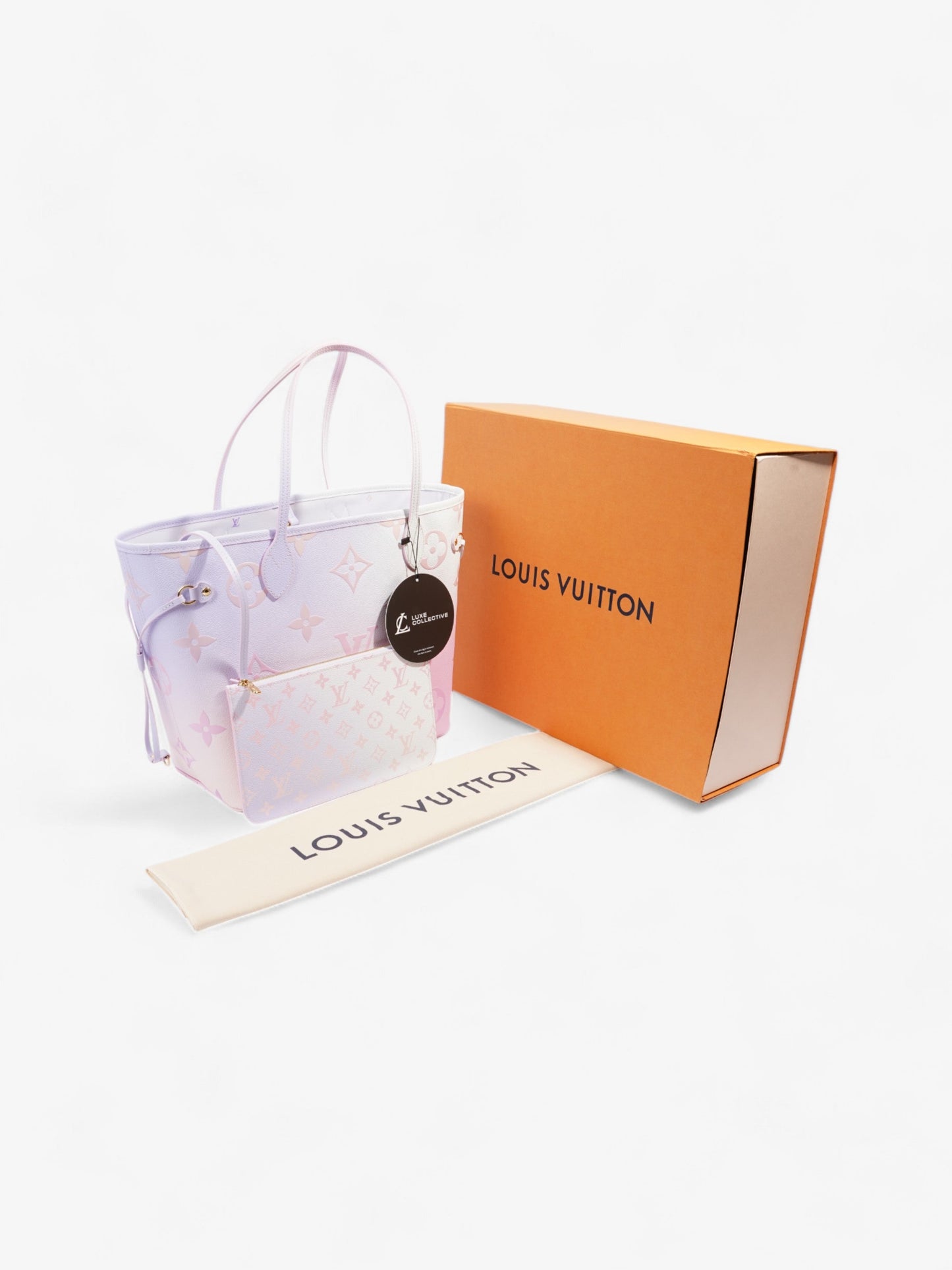 Louis Vuitton Neverfull Sunrise Pastel Empreinte Leather MM