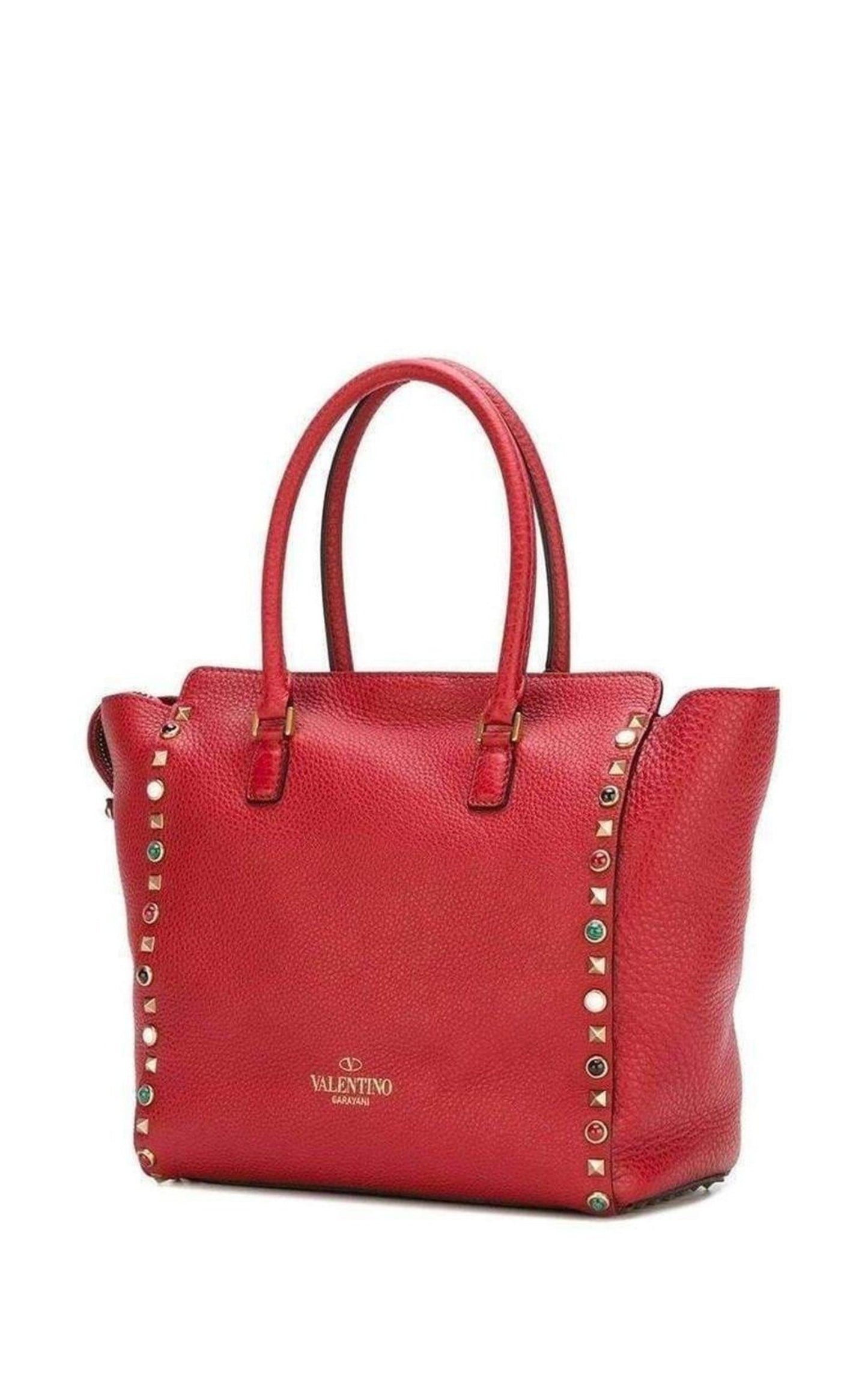 Rockstud Rolling Trapeze Tote Bag