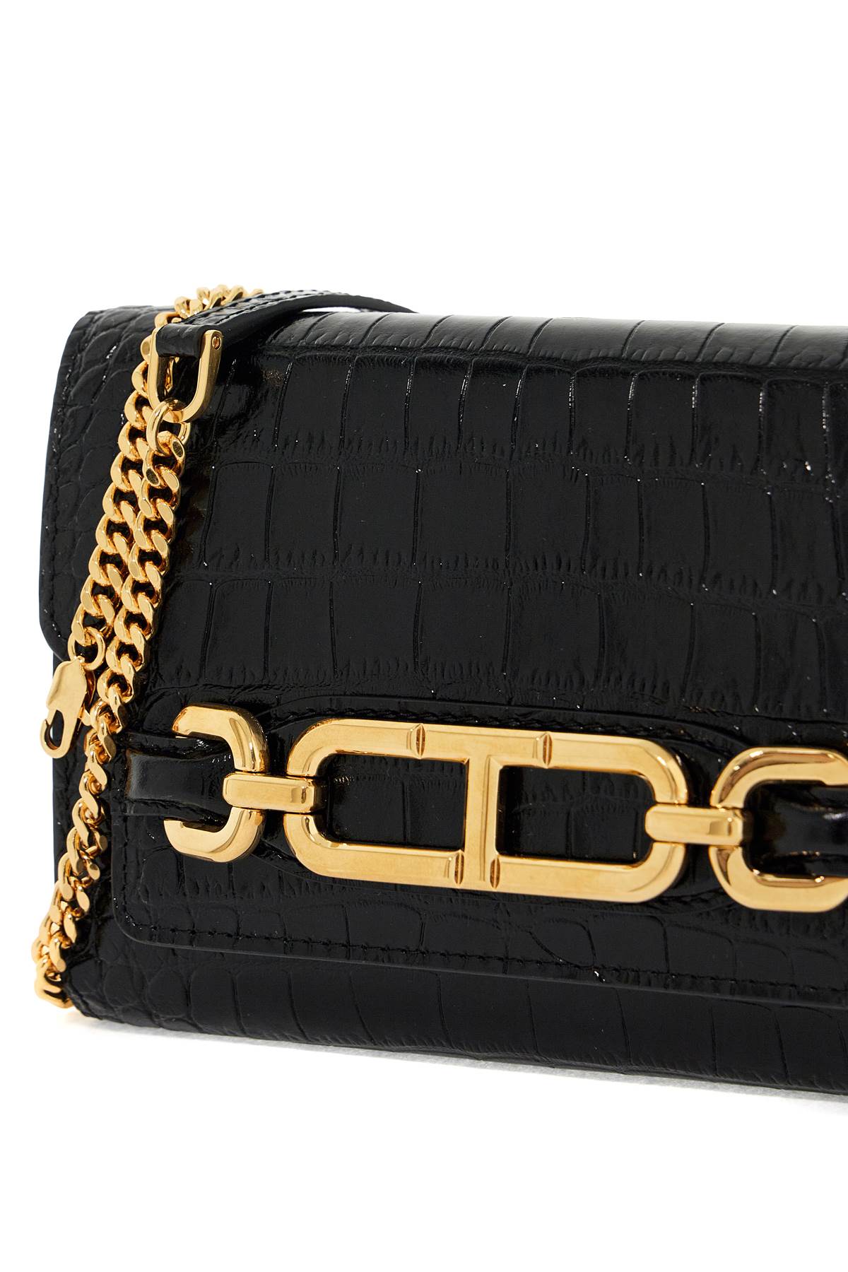 Tom Ford "Embossed Crocodile Leather Mini Clutch Women