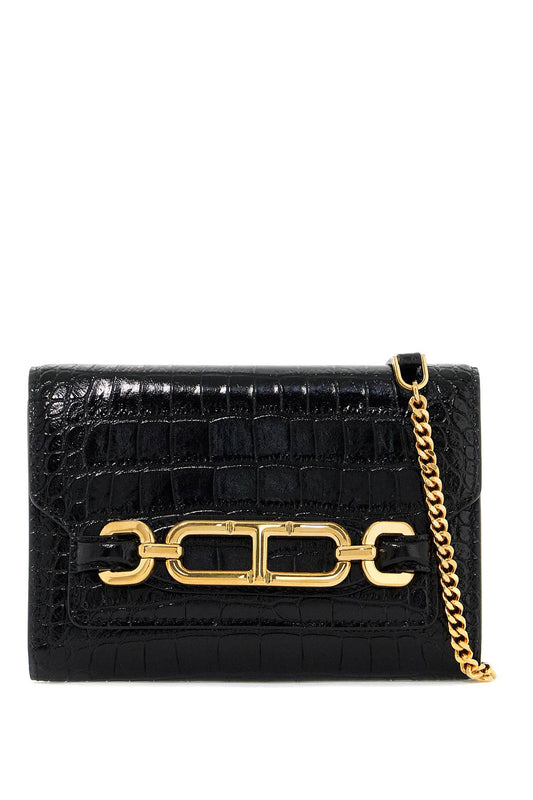 Tom Ford "Embossed Crocodile Leather Mini Clutch Women