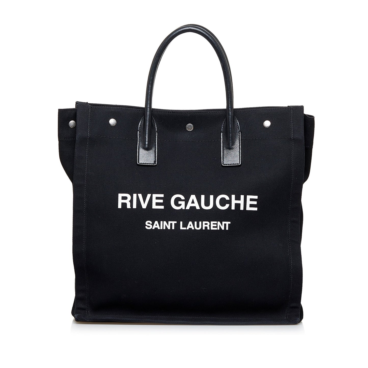 Black Saint Laurent Rive Gauche North South Tote