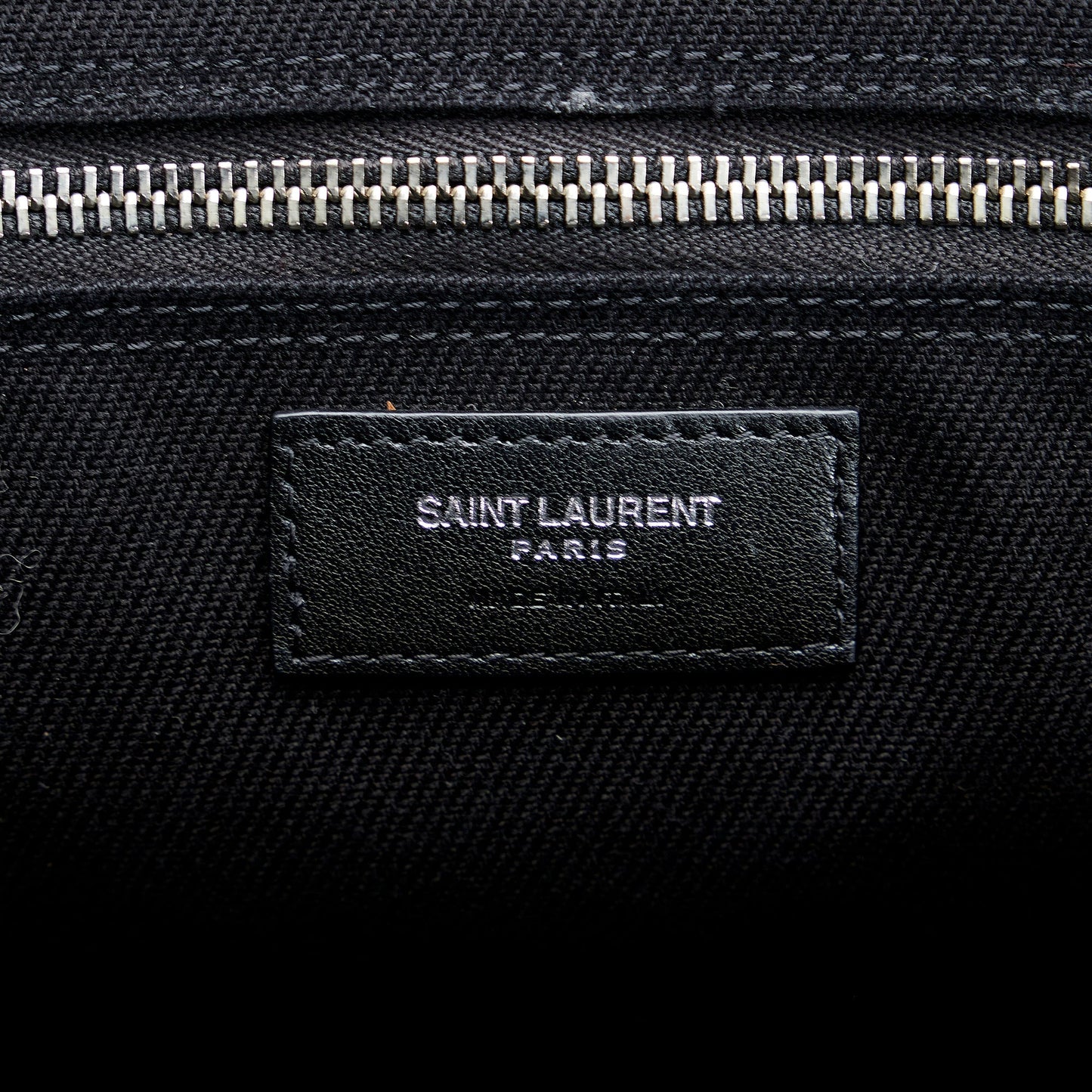 Black Saint Laurent Rive Gauche North South Tote