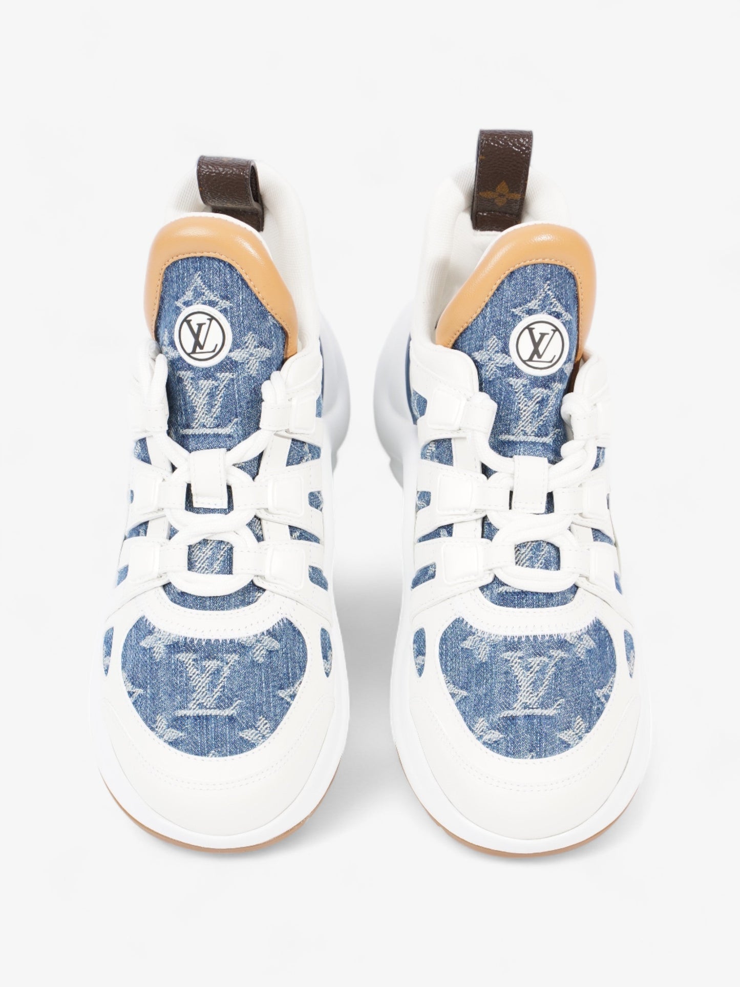 Louis Vuitton Archlight Blue Monogram / White Denim EU 37 UK 4