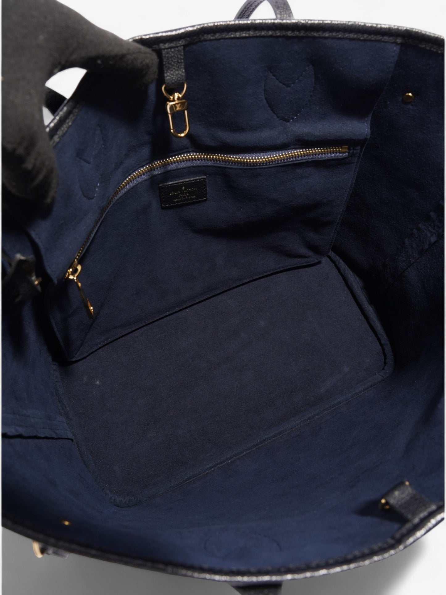 Louis Vuitton Neverfull MM Black Empreinte Leather