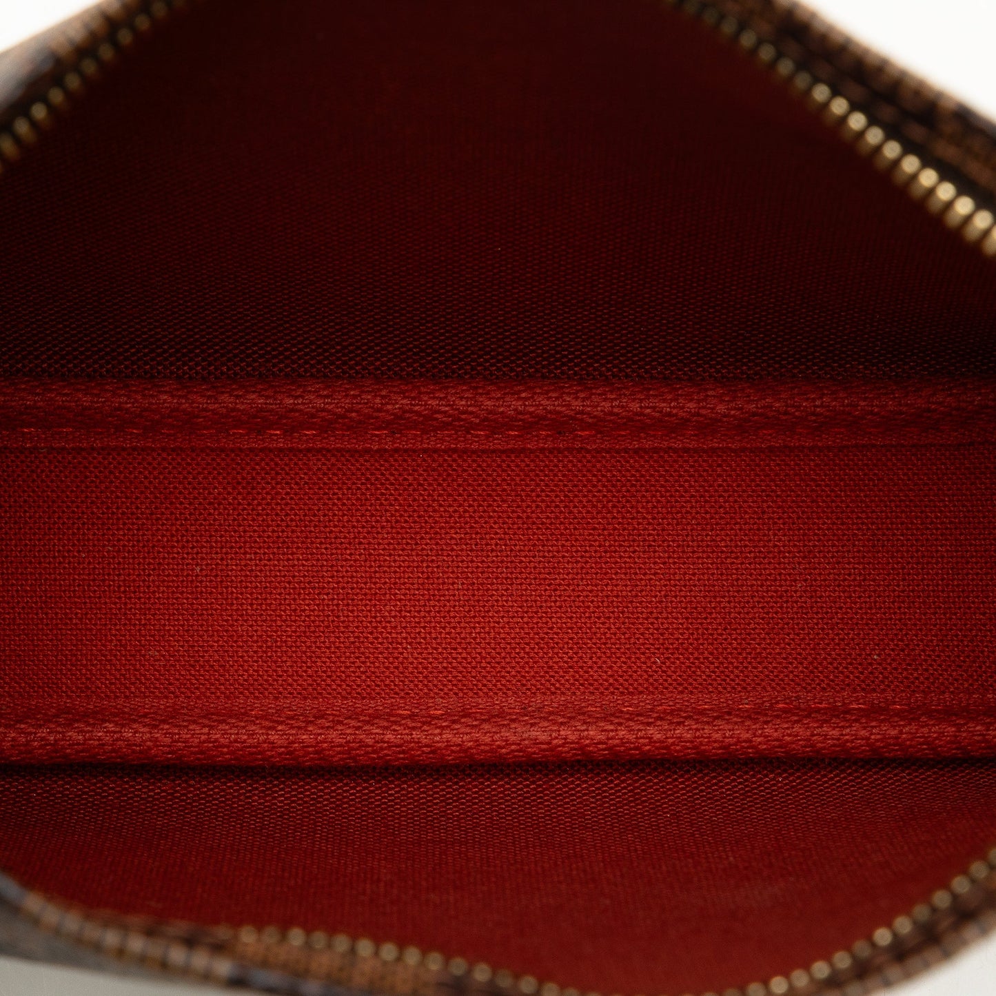 Brown Louis Vuitton Damier Ebene Navona Pouch