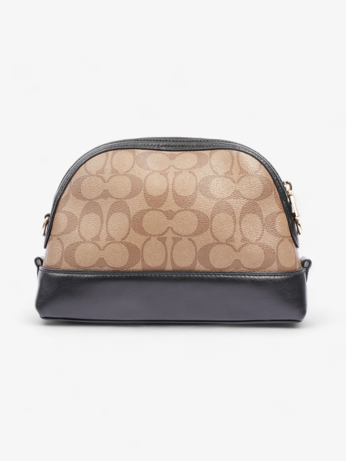 Coach Signature Dome Black / Brown Canvas