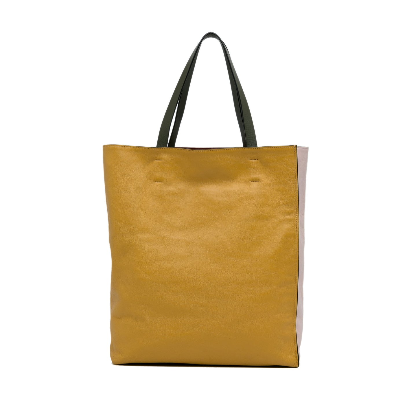 Pink Marni Museo Leather Tote