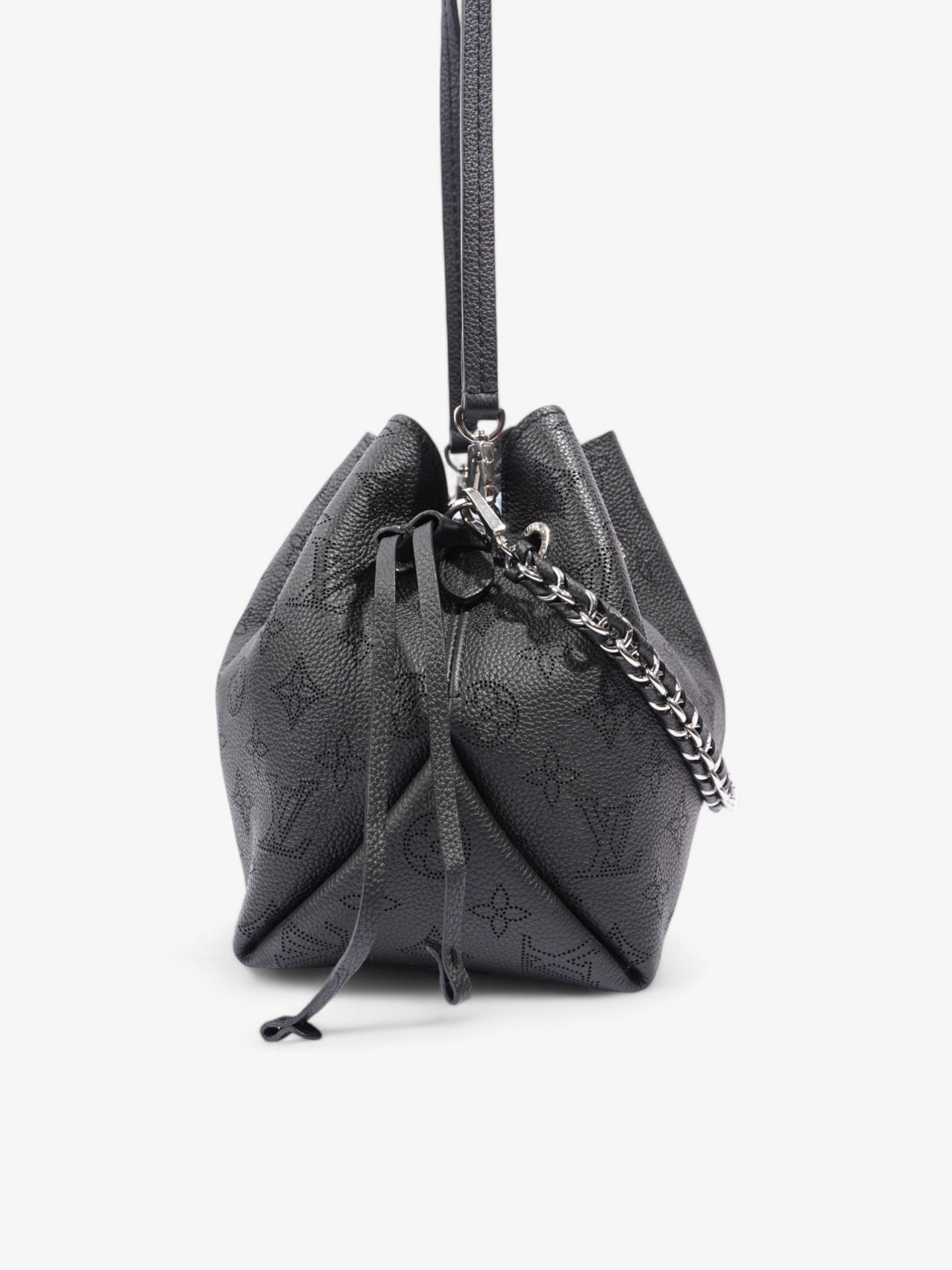 Louis Vuitton Bella Bucket Bag Black Monogram Calfskin Leather