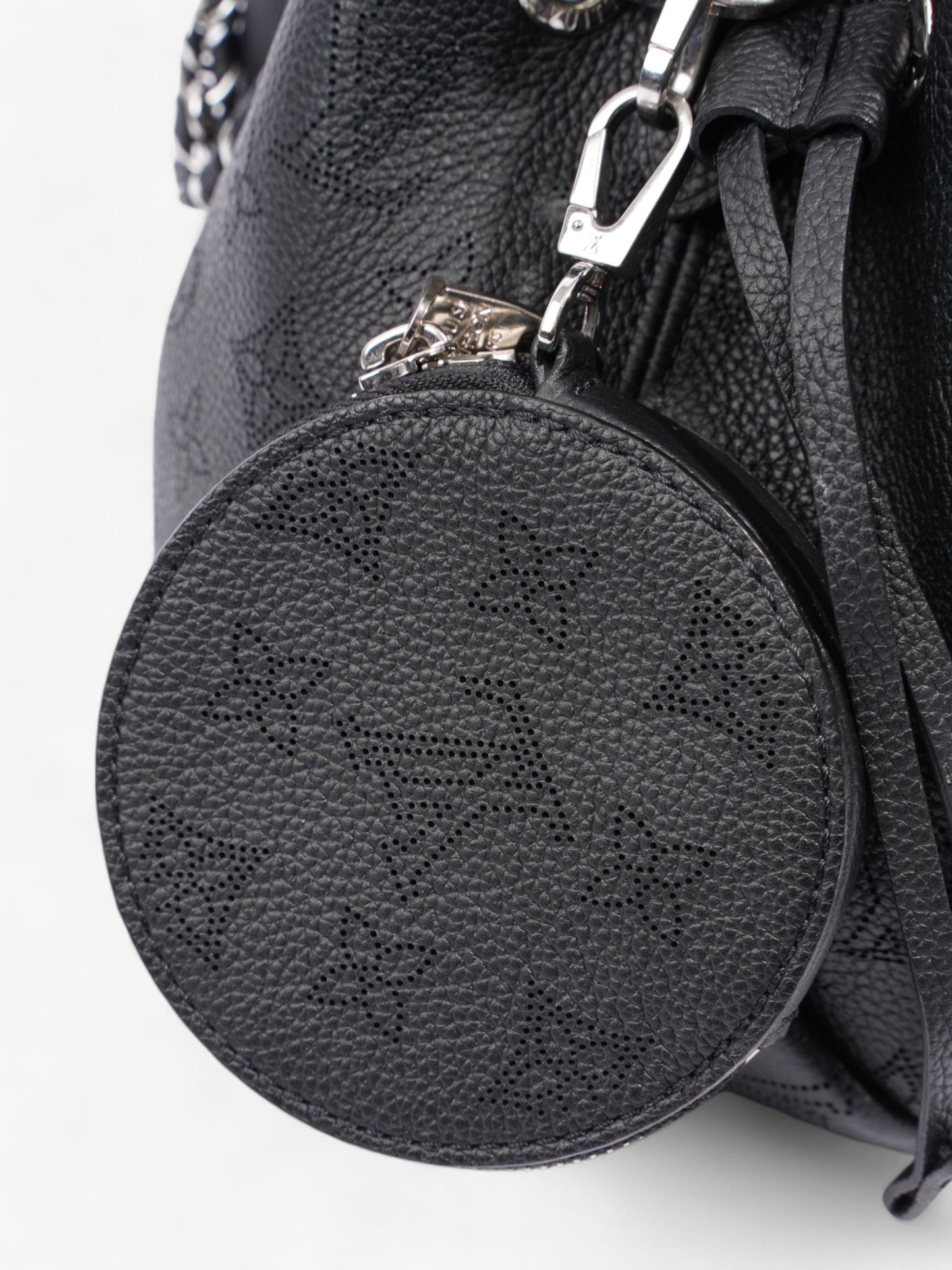 Louis Vuitton Bella Bucket Bag Black Monogram Calfskin Leather