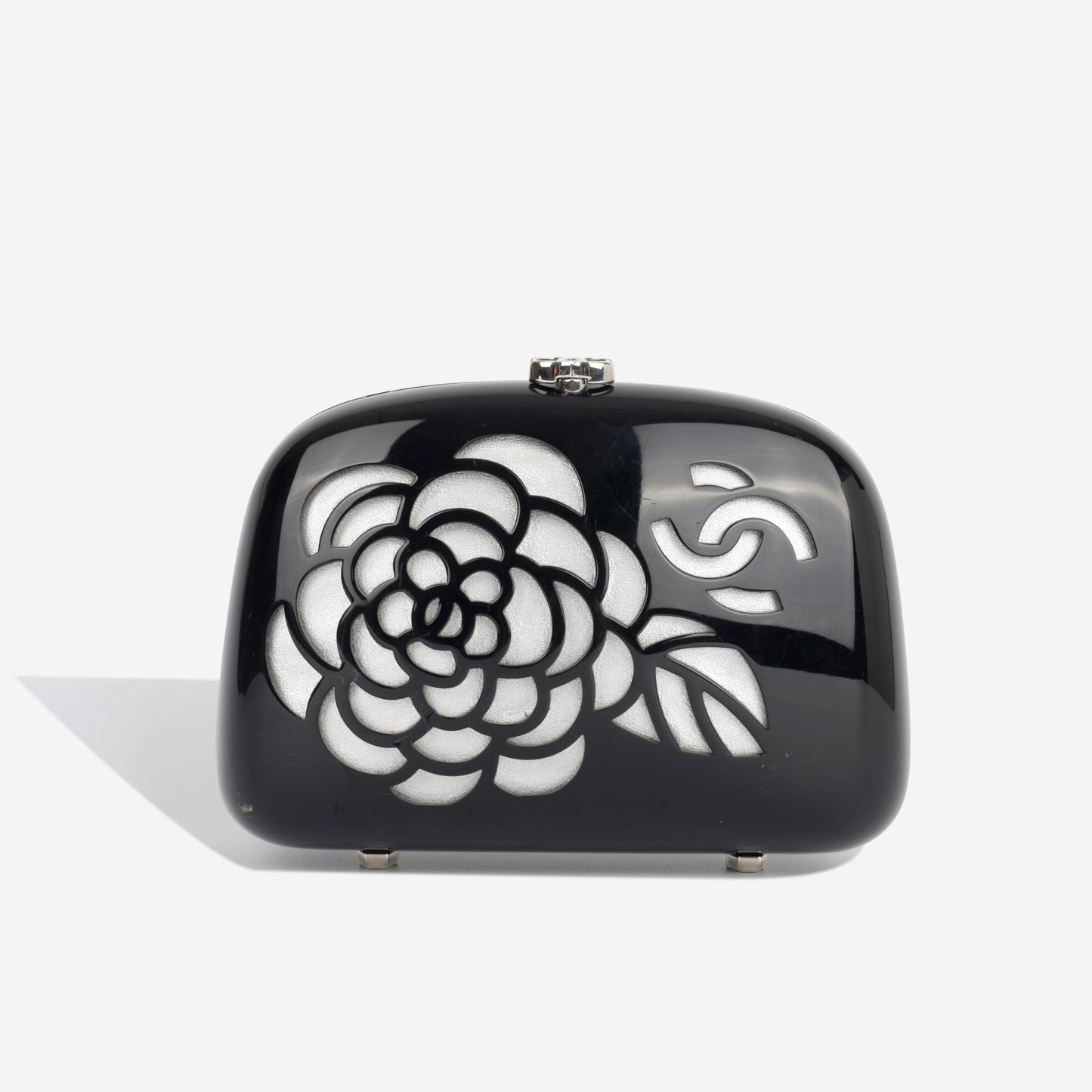 Chanel Vintage Camellia MinaudiÃ¨re Clutch