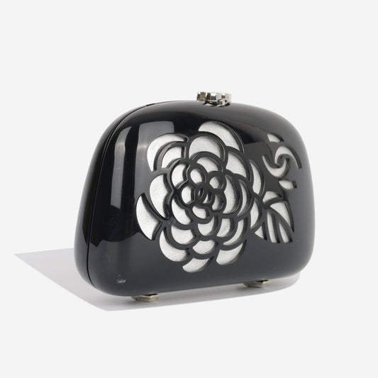 Chanel Vintage Camellia MinaudiÃ¨re Clutch
