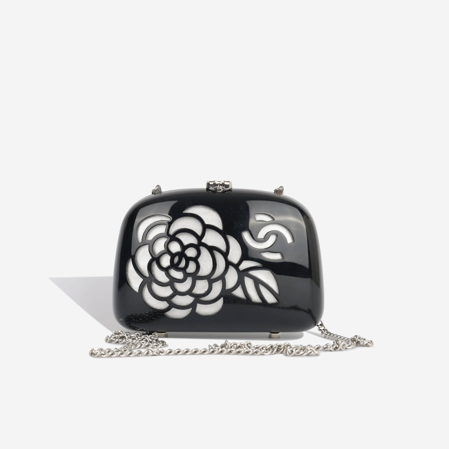 Chanel Vintage Camellia MinaudiÃ¨re Clutch