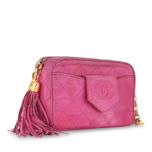Chanel Vintage Camera Tassel Bag