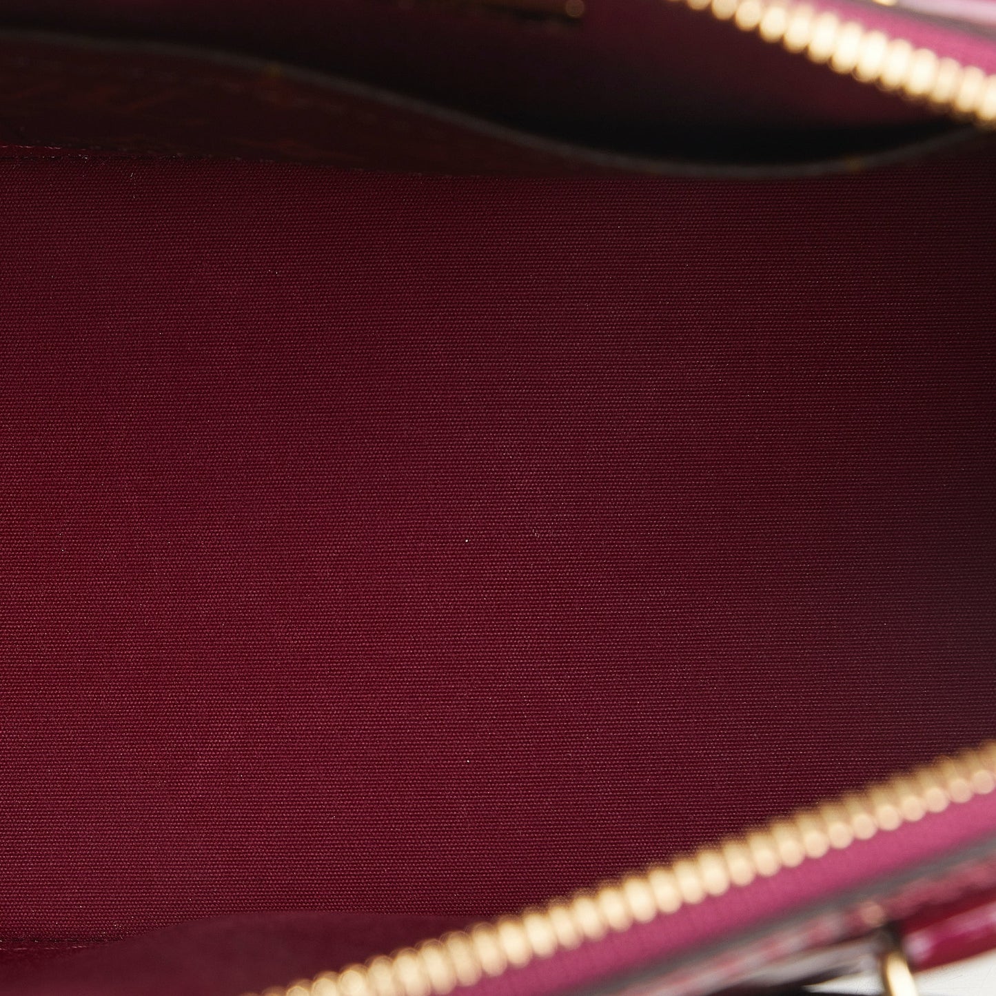 Red Louis Vuitton Vernis Miroir Alma BB Satchel