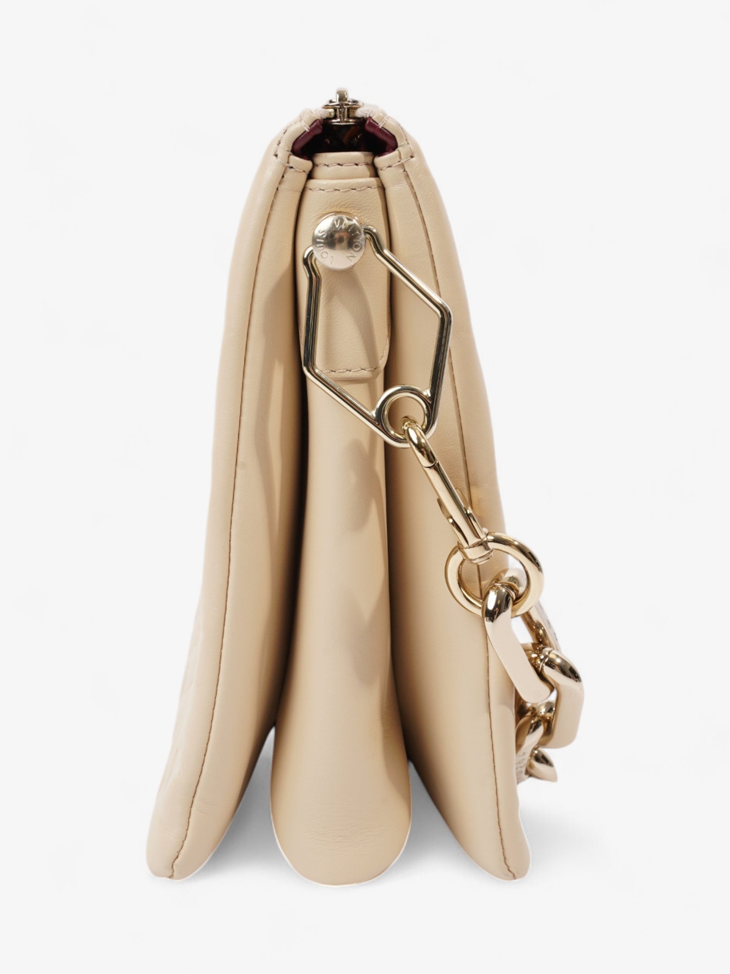Louis Vuitton Coussin Light Beige Lambskin Leather MM