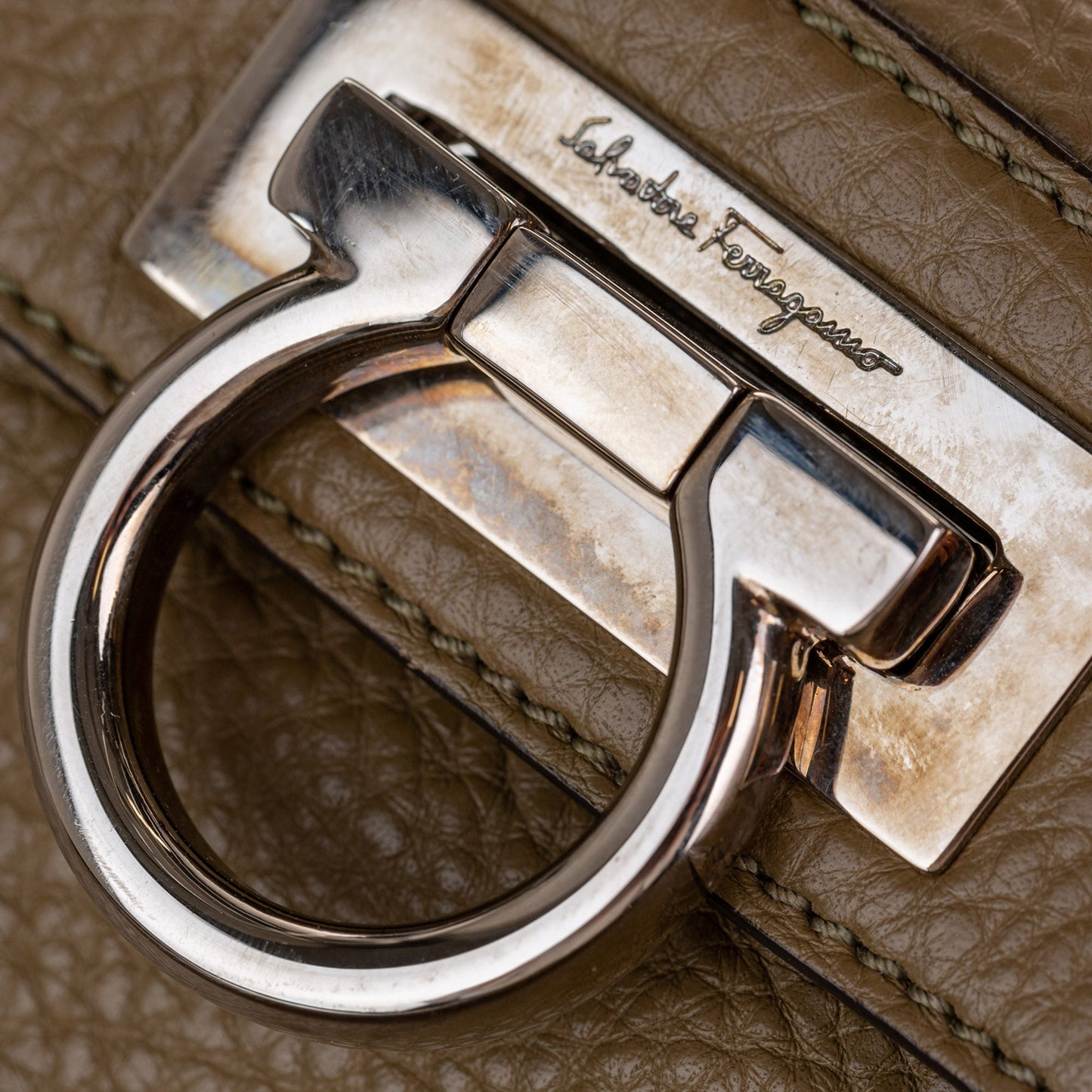 Salvatore Feragamo Sofia Handbag Brown