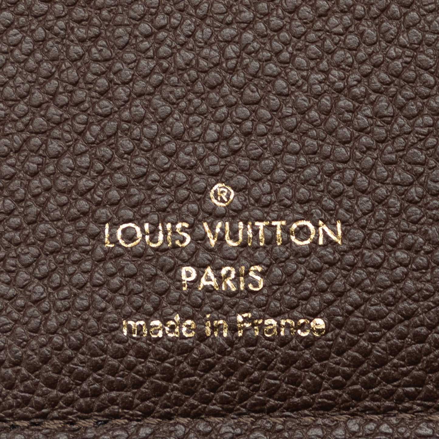 Brown Louis Vuitton Monogram Empreinte Portefeuille Curieuse Wallet