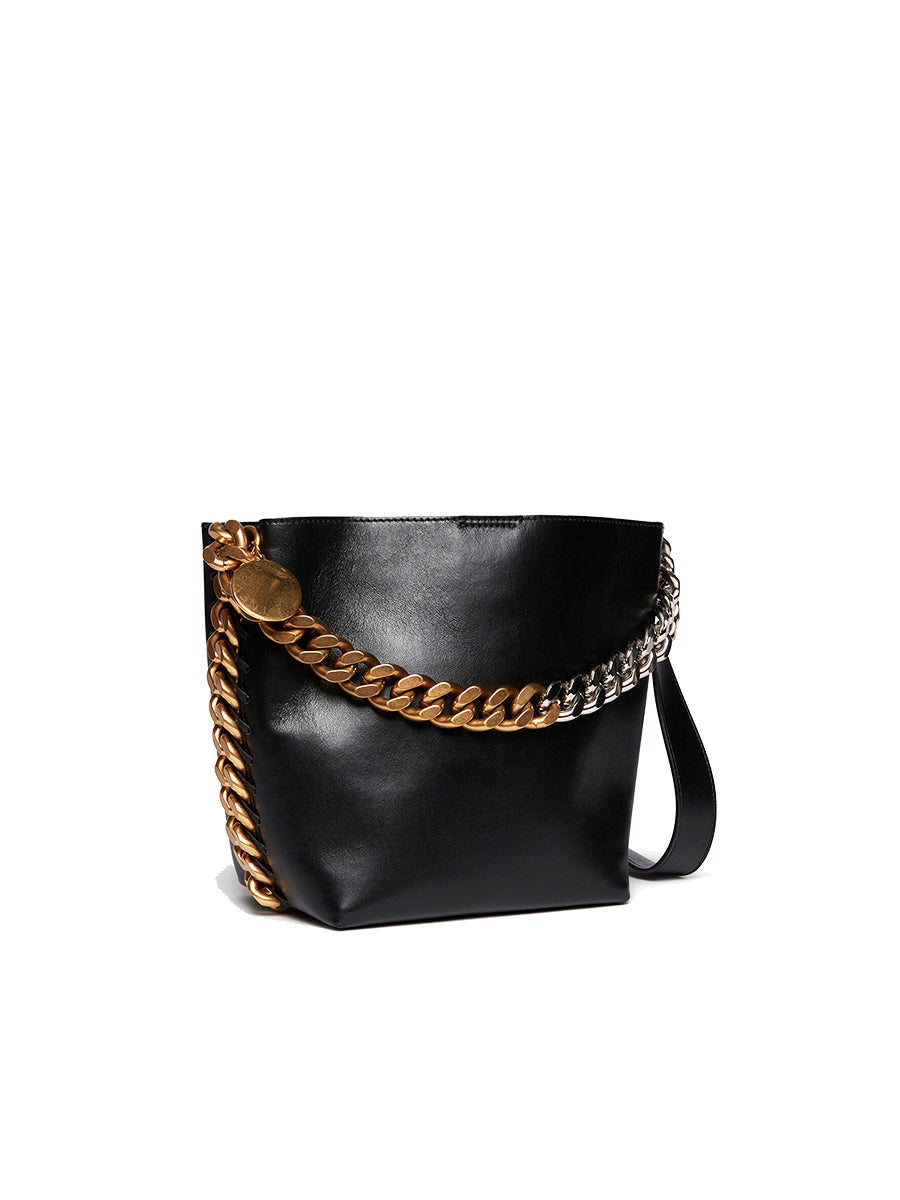 Frayme Bucket Bag in Black