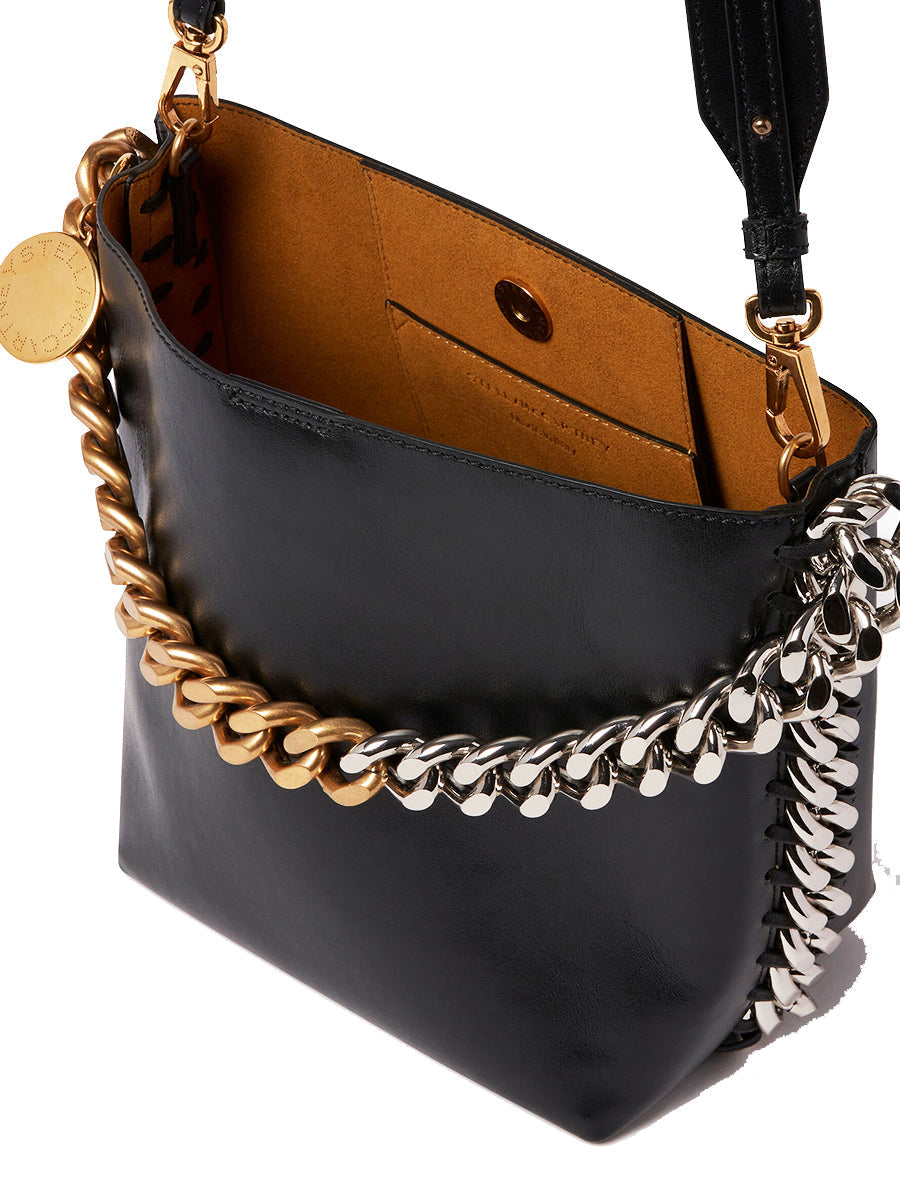 Frayme Bucket Bag in Black