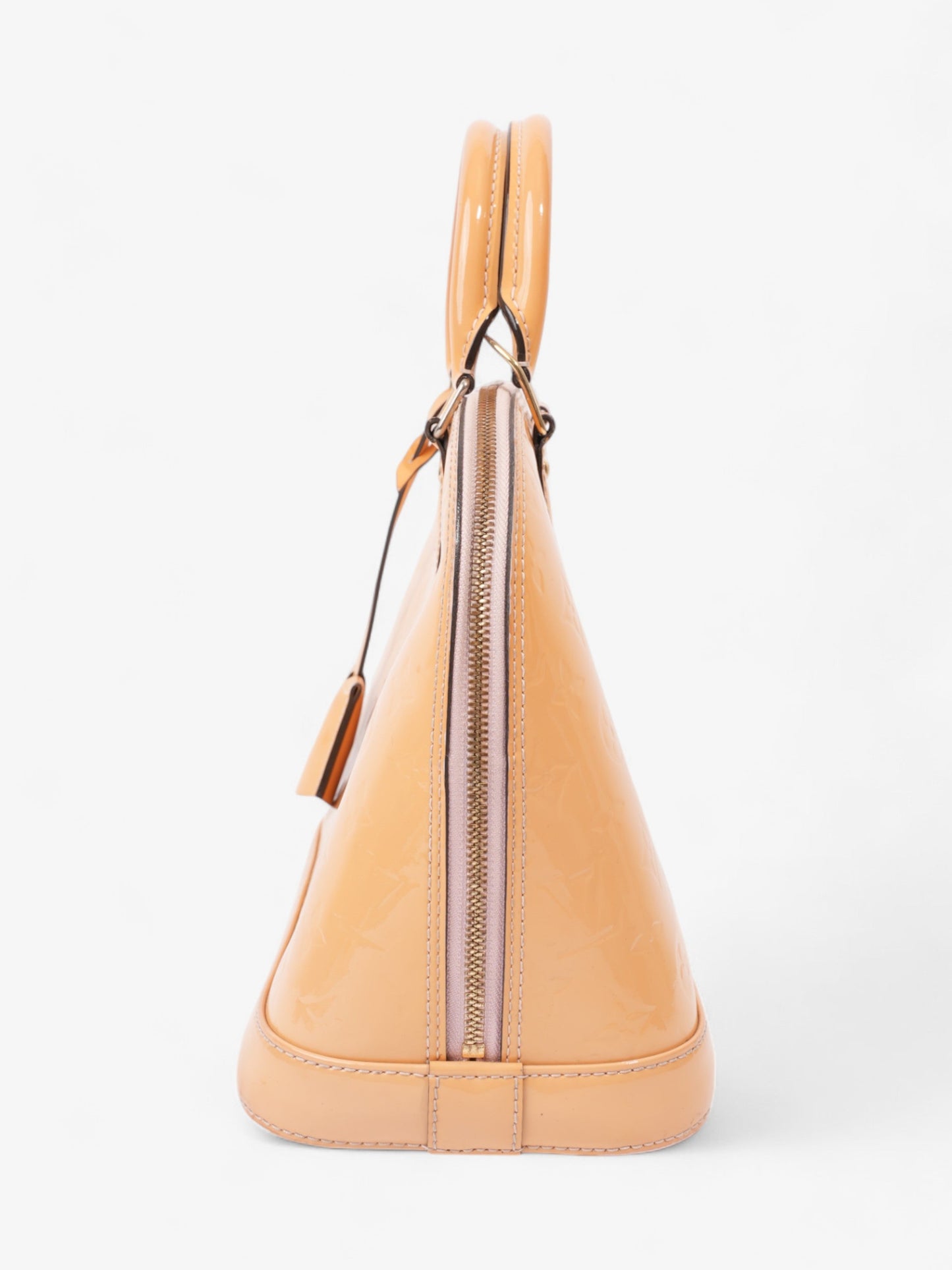 Louis Vuitton Alma Monogram Vernis / Yellow Vernis Leather PM