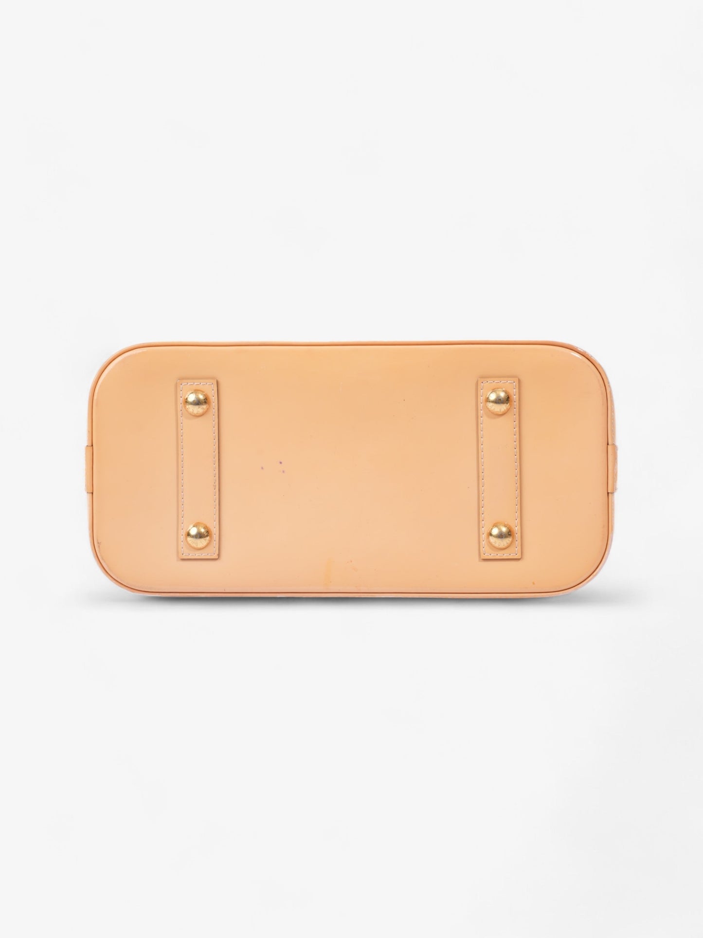 Louis Vuitton Alma Monogram Vernis / Yellow Vernis Leather PM