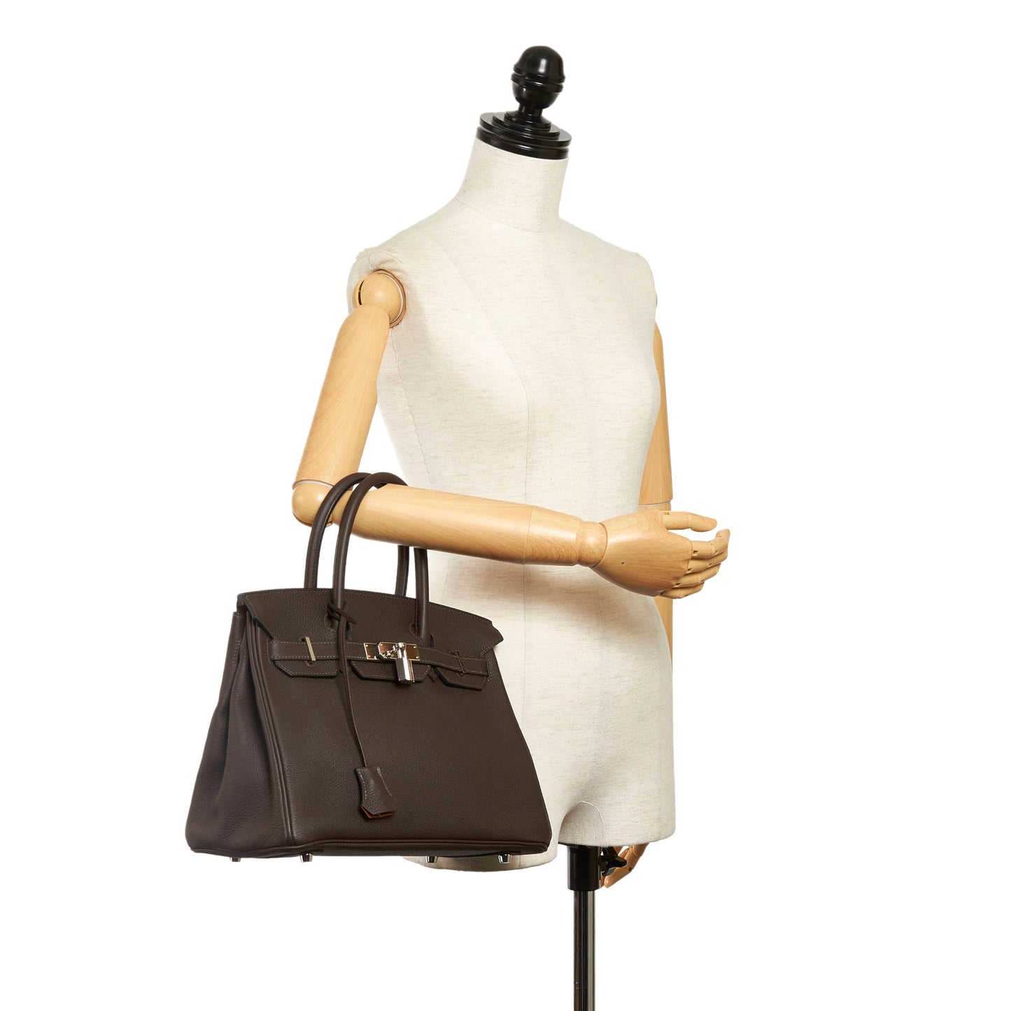 HermÃƒÆ’Ã‚Â¨s Birkin 30 Brown Togo Palladium