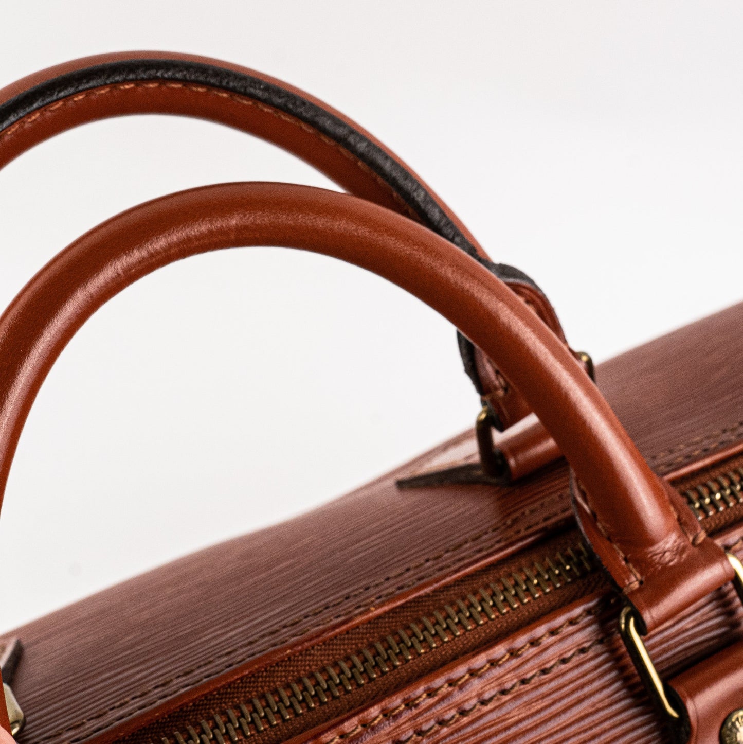 Louis Vuitton Vintage Speedy 30 Epi Leather Brown