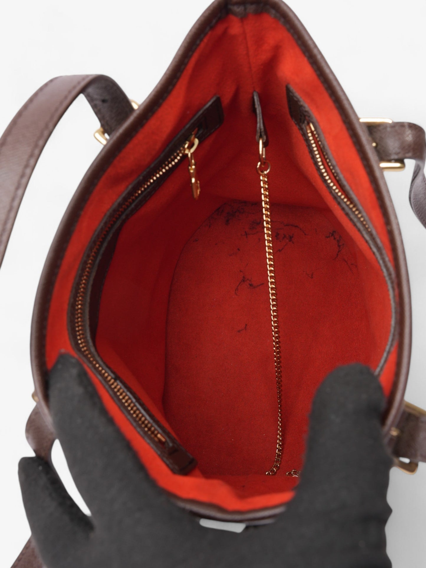 Louis Vuitton Marais Bucket Bag Damier Ebene Coated Canvas