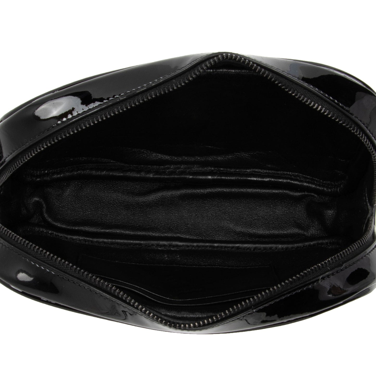 Saint Laurent Matelasse Patent Leather Monogram Lou Mini Camera Bag (SHF-xwMZnb)
