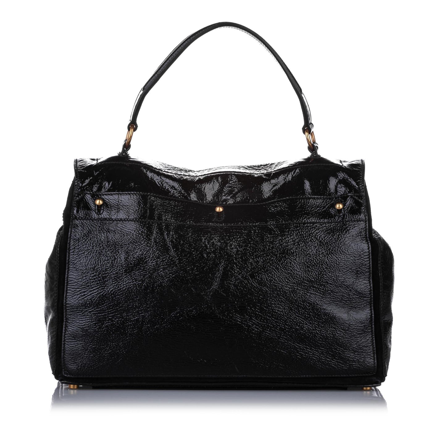 Saint Laurent Muse Two Patent Leather Handbag (SHG-22757)