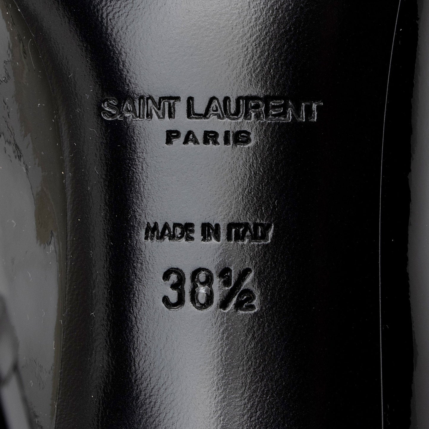 Saint Laurent Patent Leather Paris Pumps - Size 8.5 / 38.5 (SHF-fCSL0z)