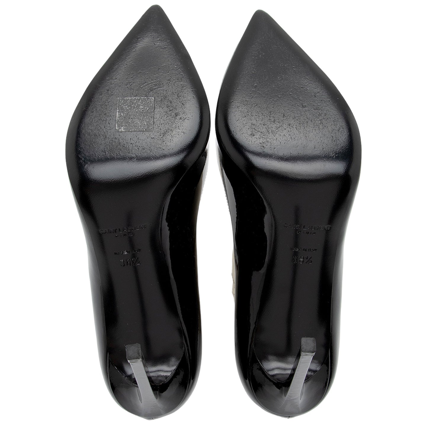 Saint Laurent Patent Leather Paris Pumps - Size 8.5 / 38.5 (SHF-fCSL0z)