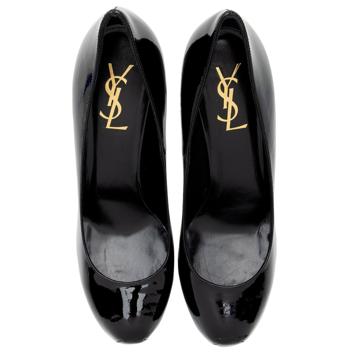 Saint Laurent Patent Leather Tribtoo Pumps - Size 7.5 / 37.5 (SHF-H85Eb0)
