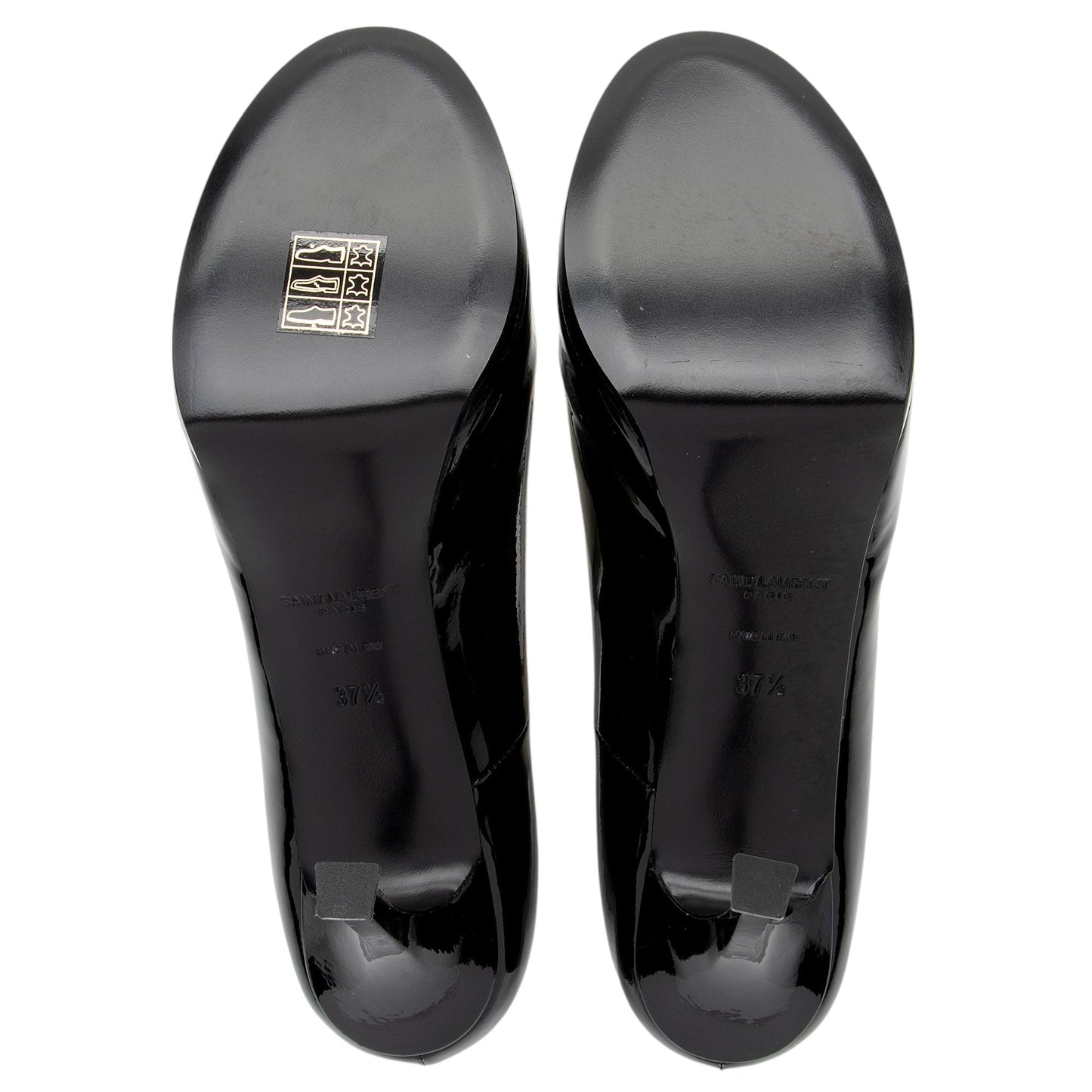 Saint Laurent Patent Leather Tribtoo Pumps - Size 7.5 / 37.5 (SHF-H85Eb0)