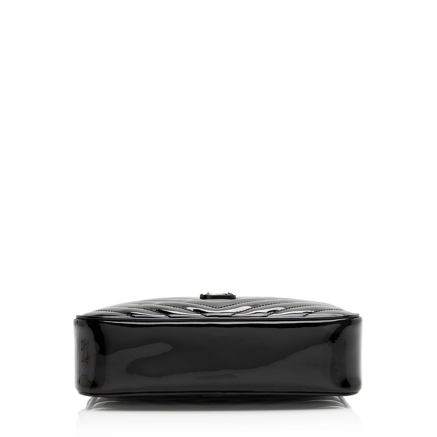 Saint Laurent Matelasse Patent Leather Monogram Lou Camera Bag (SHF-23056)