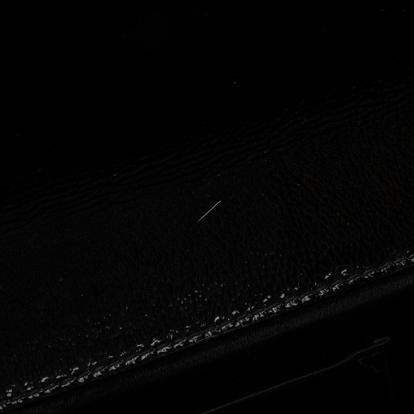 Saint Laurent Vintage Patent Leather Monogram Belle de Jour Clutch (SHF-36A795)