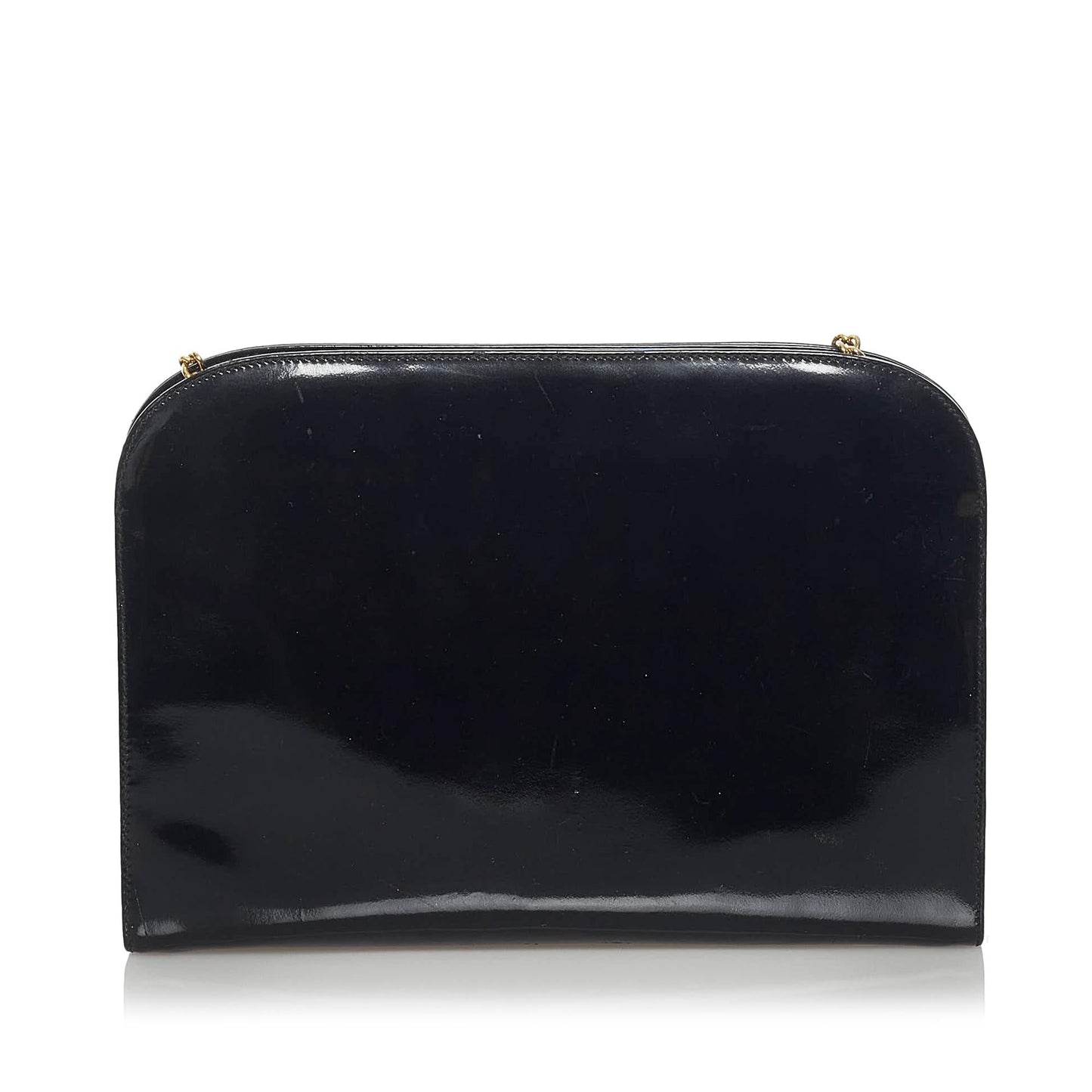 Salvatore Ferragamo Gancini Patent Leather Crossbody Bag (SHG-34194)