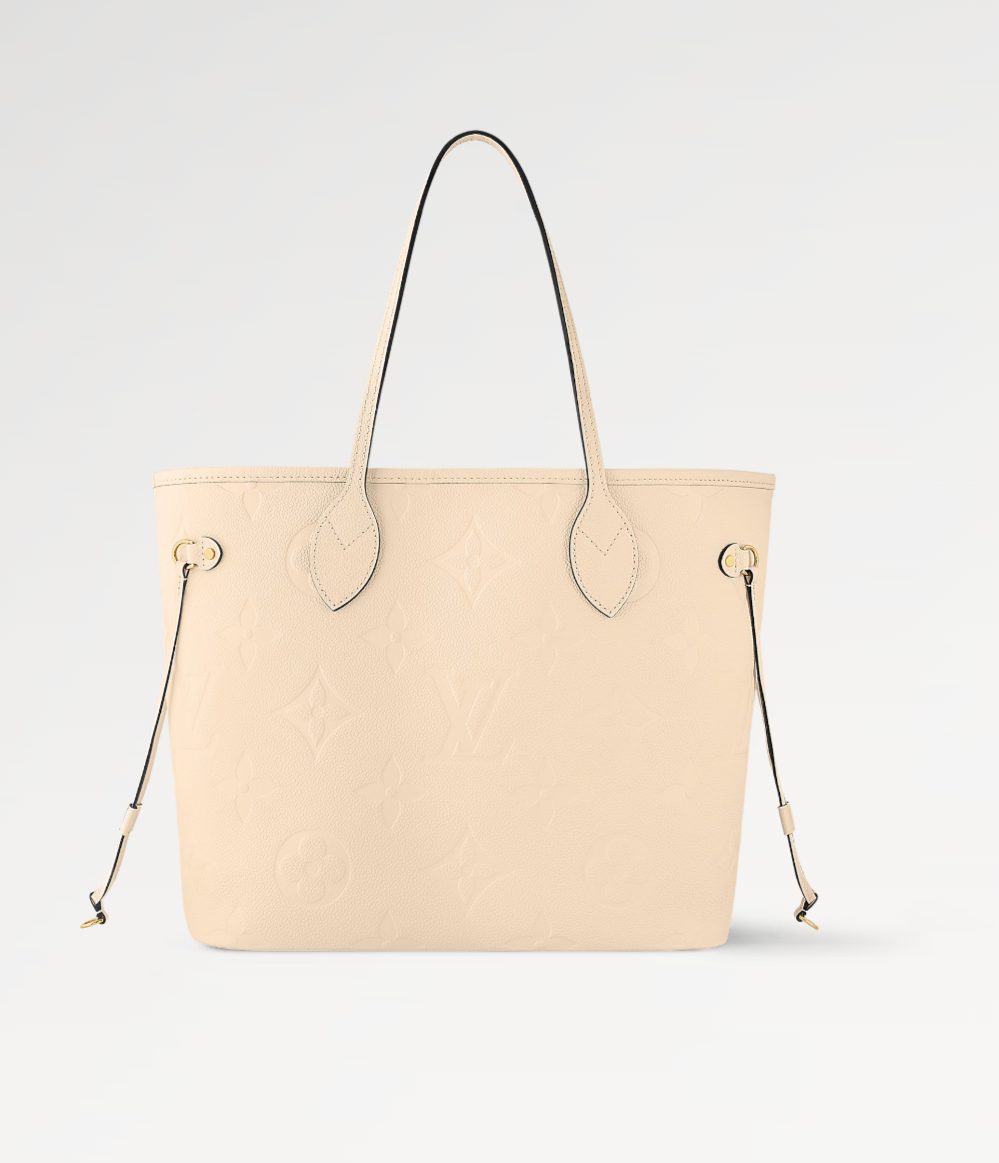 Louis Vuitton Neverfull MM CrÃƒÆ’Ã‚Â¨me beige
