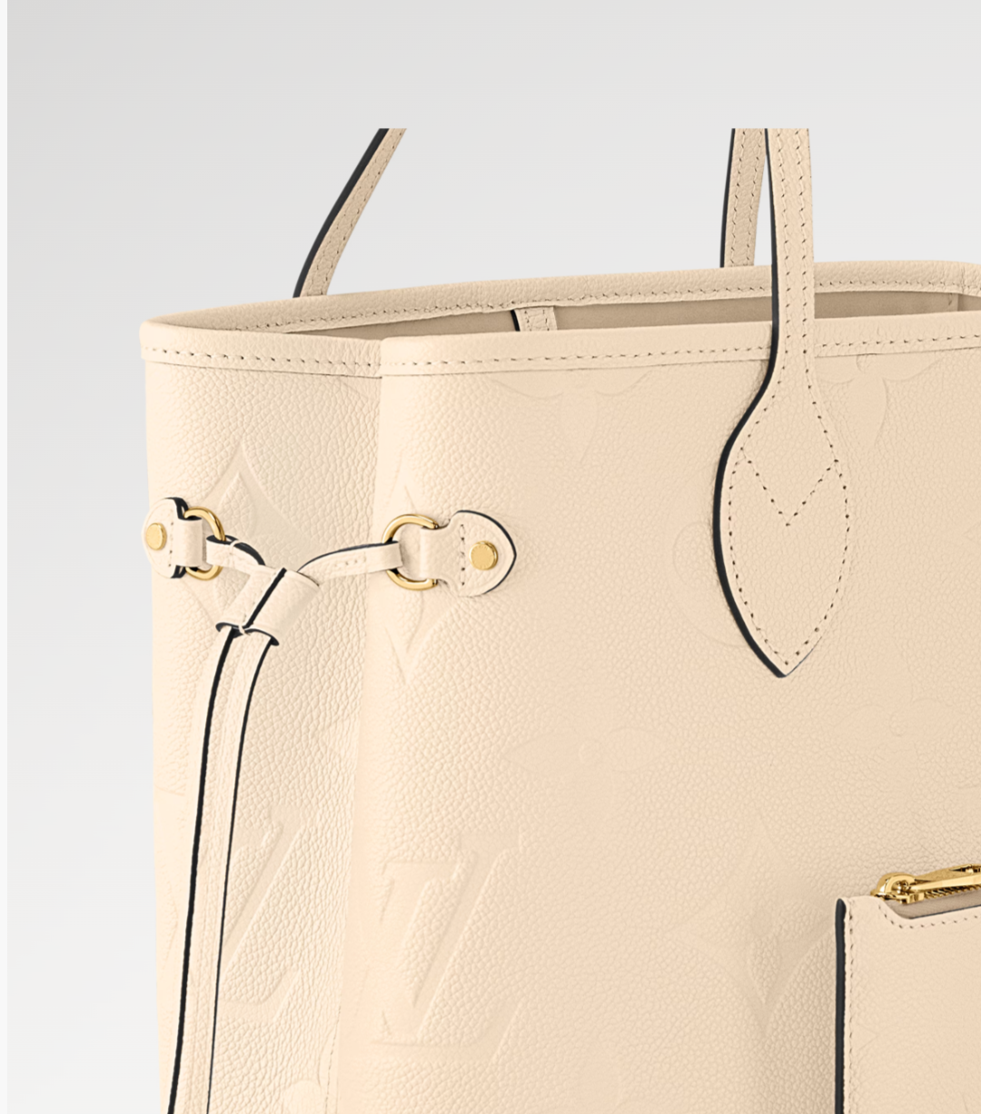 Louis Vuitton Neverfull MM CrÃƒÆ’Ã‚Â¨me beige