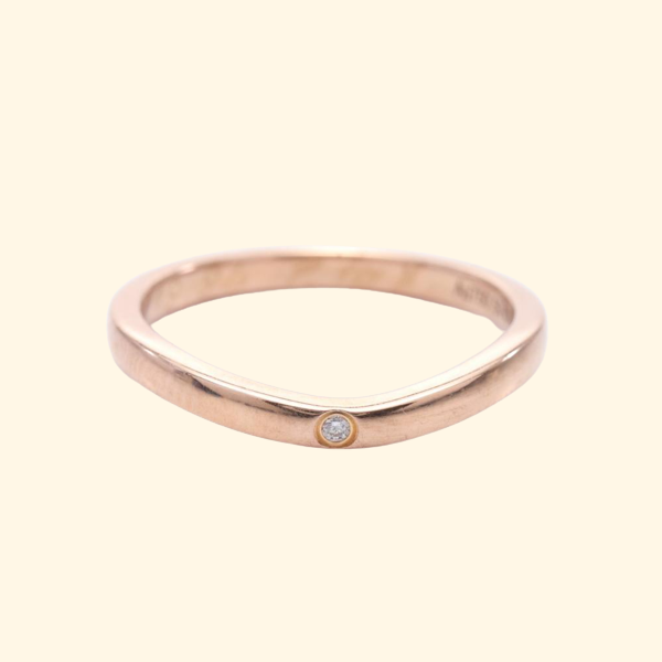 Cartier Ballerina Wedding Ring K18PG Diamond