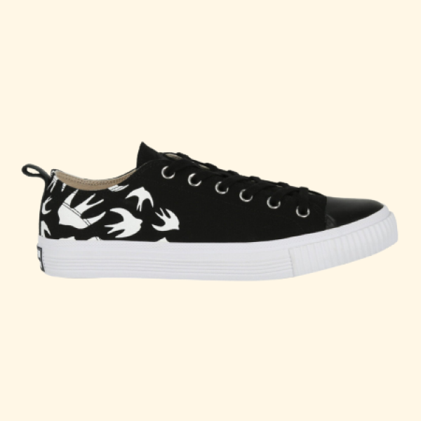 McQ Alexander McQueen Swallows Low-Top Sneakers, Brand New