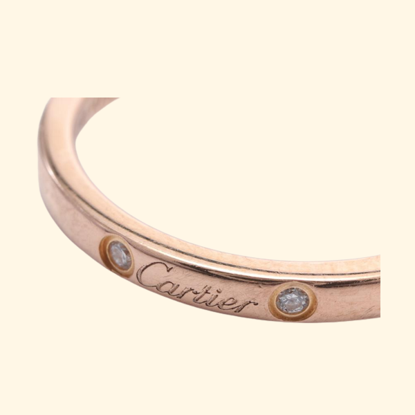 Cartier Ballerina Wedding Ring K18PG Diamond