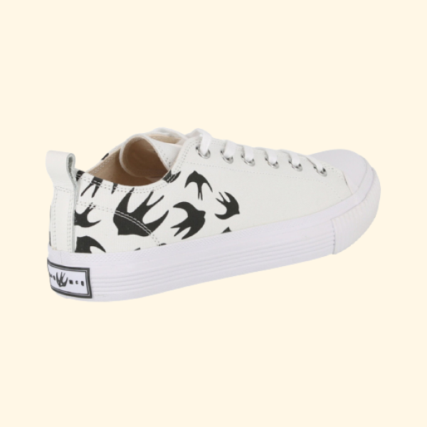 McQ Alexander McQueen Swallows Low-Top Sneakers, Brand New