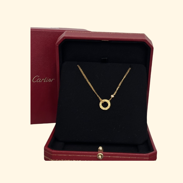 Cartier Diamond Yellow Gold 6.4g Necklace