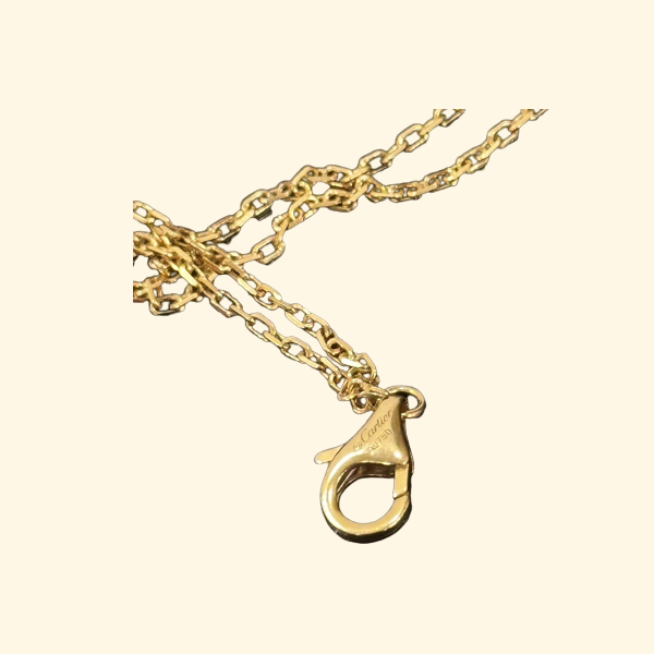 Cartier Diamond Yellow Gold 6.4g Necklace