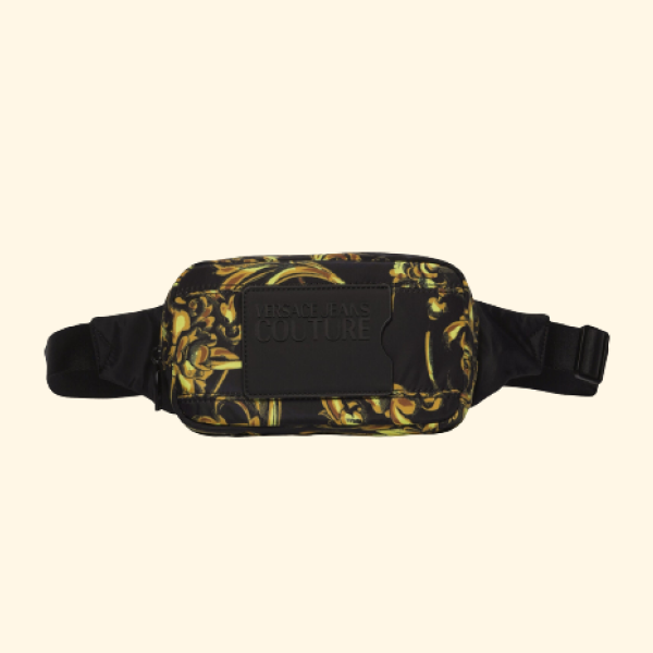 Versace Jeans Baroque Logo Belt Bag, Brand New