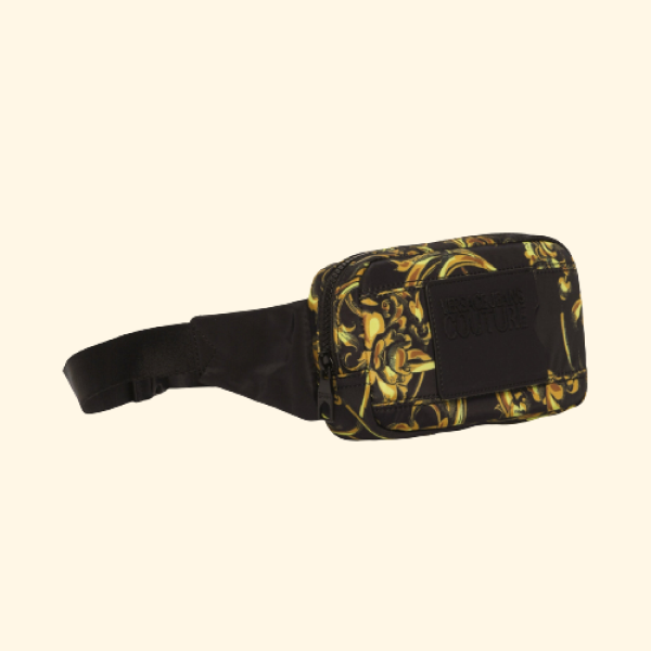 Versace Jeans Baroque Logo Belt Bag, Brand New