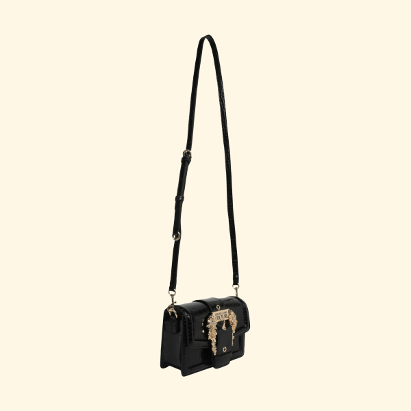 Versace Jeans Baroque Buckle Shoulder Bag