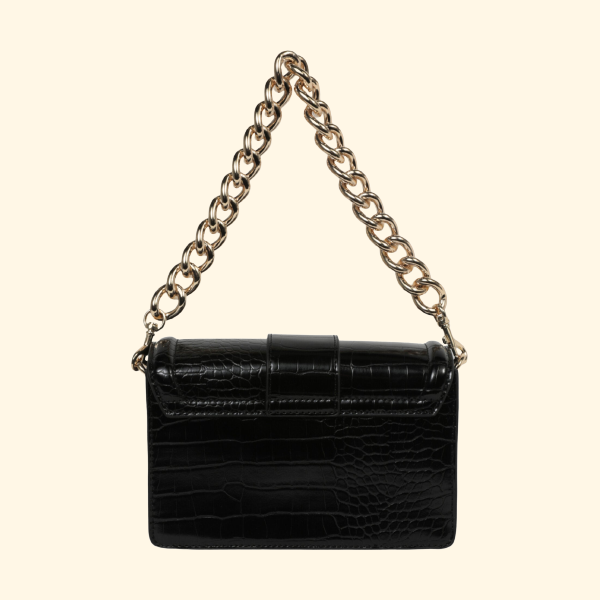 Versace Jeans Baroque Buckle Shoulder Bag